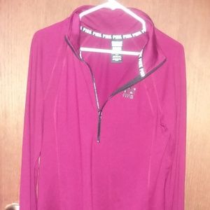 PINK Maroon Halfzip